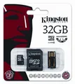 Paměťová karta SDHC, 32GB, micro paměťová karta s adaptérem, Class 10, KINGSTON