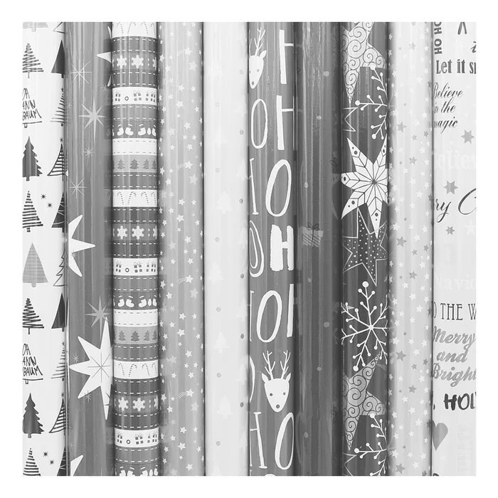 Hauptproduktbild Papír dárkový vánoční (2 m) 200 x 70 cm, v roli mix Presenta Christmas