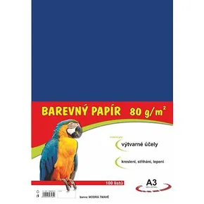 Papier für den Kunstunterricht A3/100/80g hellblau