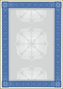 Papier mit Diplommotiv, blau, A4, 185g, SIGEL [20 Blatt]