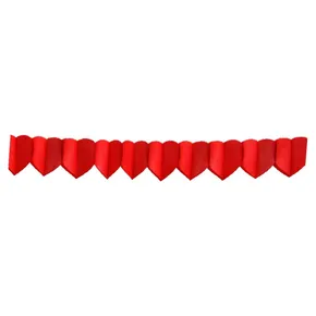 Papier-Girlande Herzen durchmesser 18cm x 4m [1 St.]