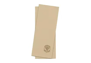 Papierbestecktasche BIO-EKO INFIBRA mit beiger Serviette [100 Stück]