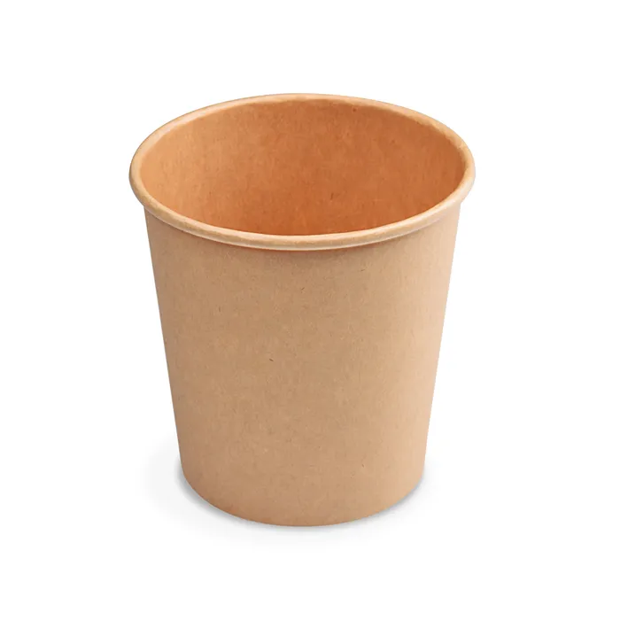 Hauptproduktbild Papírová miska kulatá hnědá 750 ml, L (průměr 115 mm) [50 ks]