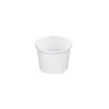 Papierbecher / Eisbecher (PAP/PE) weiß Durchmesser 75mm 125ml [50 St.]