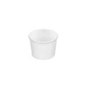 Papierbecher / Eisbecher (PAP/PE) weiß Durchmesser 75mm 125ml [50 St.]