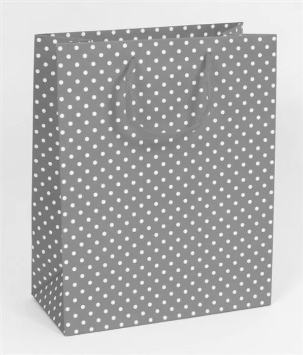 Hauptproduktbild Papírová taška dárková 18x10x23 cm červená s puntíky