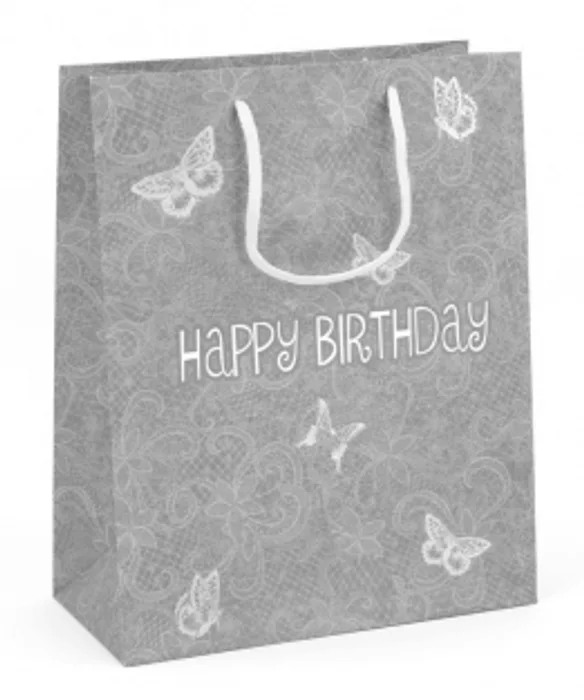 Hauptproduktbild Papírová taška dárková 26 x 12 x 32 cm happy birthday
