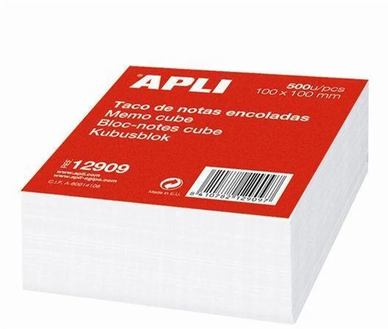 Hauptproduktbild Papírové bločky v kostce, 100 x 100 mm, 500 listů, APLI