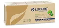 Papiertaschentücher „EcoNatural“, naturbraun, 4-lagig, 10x9 Stück, LUCART