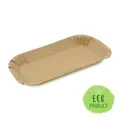 Pappschale fettdicht eckig kraft 23 x 15 x 2 cm [100 St.]