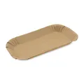 Pappschale fettdicht eckig kraft 23 x 15 x 2 cm [100 St.]