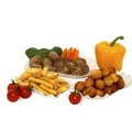Weiteres Produktbild Pappschale fettdicht eckig kraft 23 x 15 x 2 cm [100 St.]