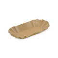 Pappschale fettdicht oval kraft 17,5 x 10,5 x 3 cm [250 St.]