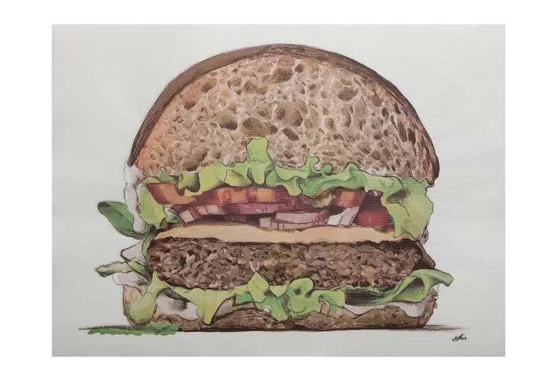 Hauptproduktbild Papírové prostírání Infibra Hamburger 30 x 40 cm [250 ks]