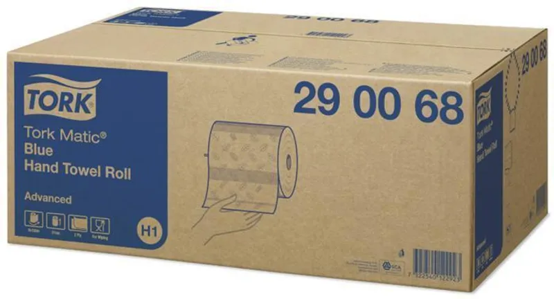 Hauptproduktbild Papírové ručníky role Tork 290068 Matic H1 2vr 150 m modré [6 ks]