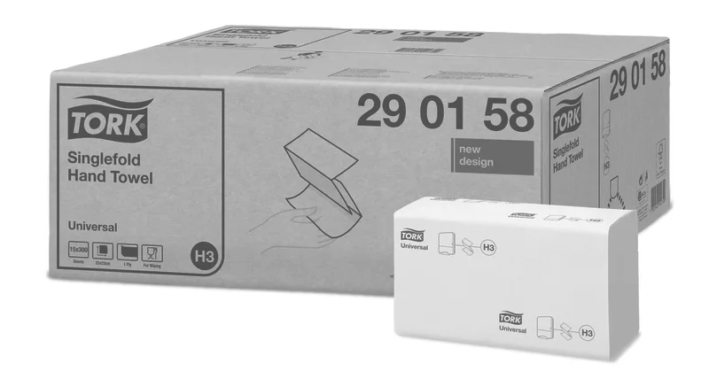 Hauptproduktbild Papírové ručníky skládané TORK 290158 UNIVERSAL bílá TAD H3 [4 500 ks]