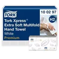 Papierhandtücher Tork 100297 H2 Premium Extra Soft 2-lagig weiß [2100 Stk.]