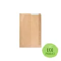 Weiteres Produktbild Papier Faltenbeutel mit Fenster 12cm 22+5 x 34 cm [1000 St.]