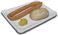 Pappteller weiß 10 x 16 cm RECY [250 St.]