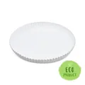Pappteller tief weiß durchmesser 26cm RECY [50 St.]