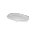 Party-Platte (XPS) oval weiß 35 x 24,7 cm [10 St.]