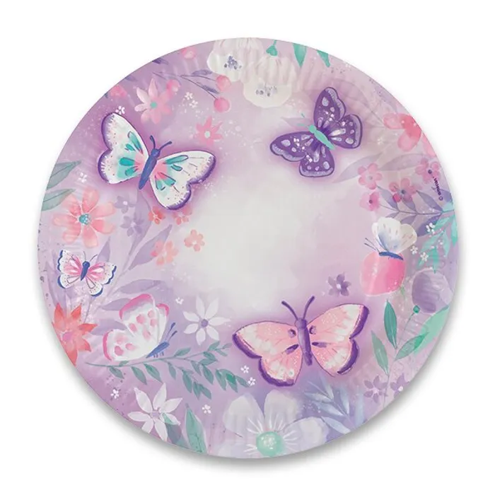 Hauptproduktbild Papírové talířky Flutter průměr 22,8 cm, [8 ks]