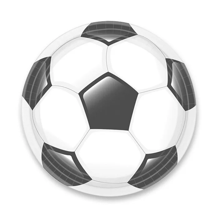 Hauptproduktbild Papírové talířky Goal Getter průměr 22,8 cm, 8 ks