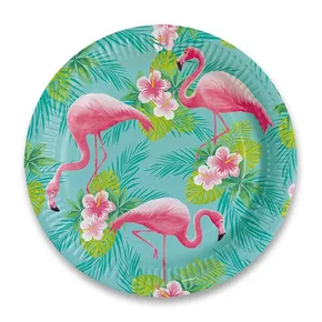 Pappteller Flamingo O 22,8 cm [8 Stk.]