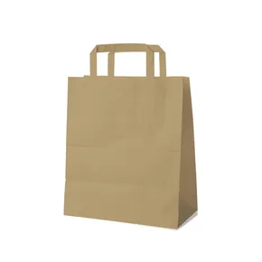 Papiertragetasche braun 22+10 x 28 cm [50 St.]