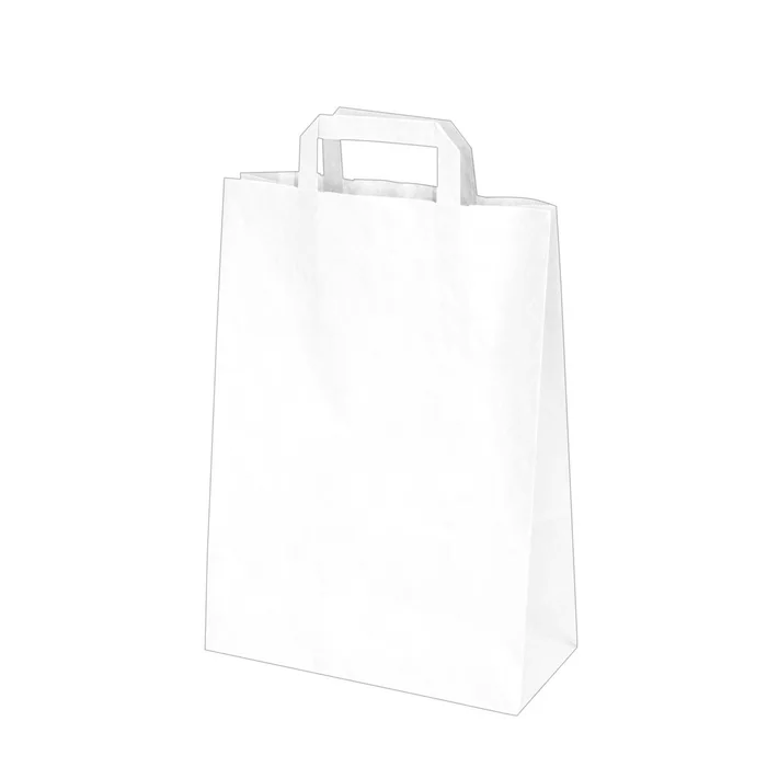 Hauptproduktbild Papírové tašky 26x12 x 36 cm bílé [50 ks]