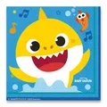 Papierservietten Baby Shark 33 x 33 cm, 16 Stück