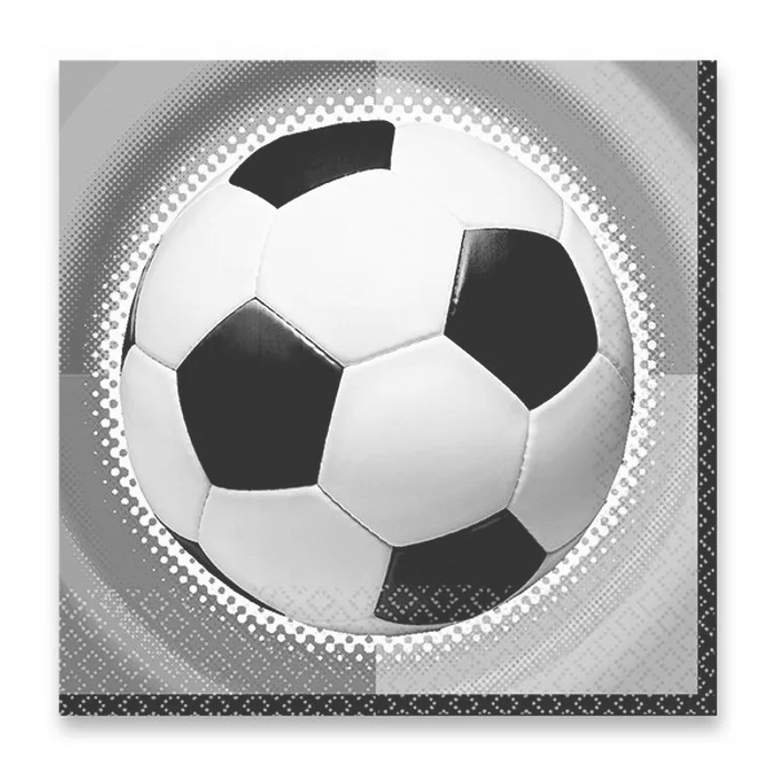 Hauptproduktbild Papírové ubrousky Fotbal 33 x 33 cm, 16ks