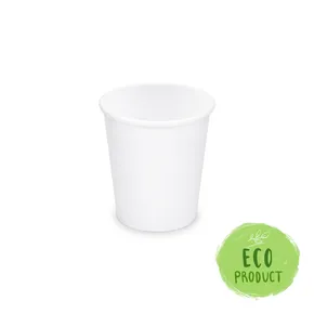 Pappbecher weiß durchmesser 73mm 200ml `S: 0,18L/7oz` [50 St.]