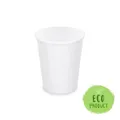 Pappbecher weiß durchmesser 80mm 280ml `M: 0,2L/8oz` [50 St.]
