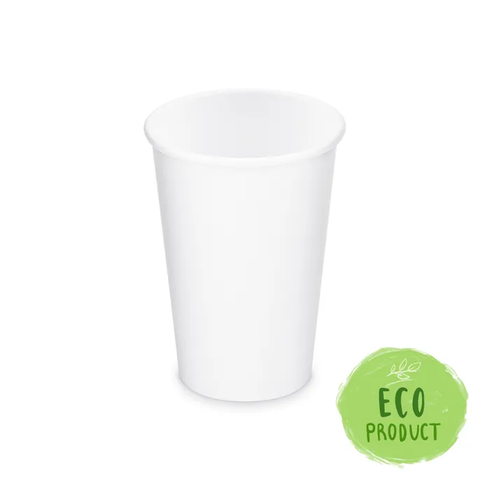 Hauptproduktbild Papírový kelímek bílý 330 ml, L (průměr 80 mm) [50 ks]