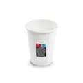 Pappbecher weiß durchmesser 90mm 420ml `L: 0,3L/12oz` [50 St.]