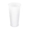 Pappbecher weiß durchmesser 90mm 610ml `XXL: 0,5L/20oz` [50 St.]