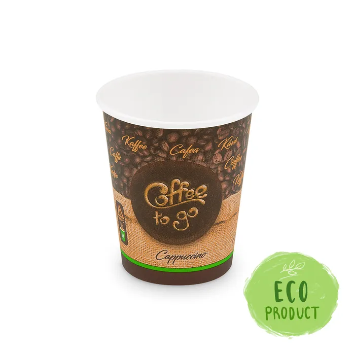 Hauptproduktbild Papírový kelímek "Coffee to go" 280 ml, M (průměr 80 mm) [50 ks]