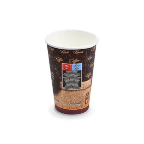 Pappbecher "Coffee to go" durchmesser 80mm 330ml `ML: 0,3L/10oz` [50 St.]