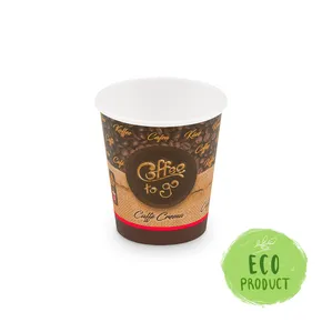 Pappbecher "Coffee to go" durchmesser 73mm 200ml `S: 0,18L/7oz` [50 St.]