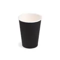 Pappbecher (FSC Mix) schwarz Durchmesser 74mm 240ml [10 St.]