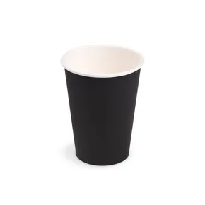 Pappbecher (FSC Mix) schwarz Durchmesser 74mm 240ml [10 St.]