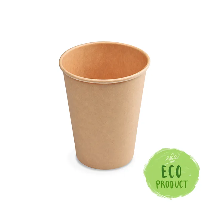 Hauptproduktbild Papírový kelímek hnědý 420 ml, L (průměr 90 mm) [50 ks]