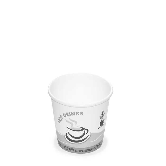 Hauptproduktbild Papírový kelímek s potiskem "HOT DRINKS" Espresso (průměr 62 mm) [50 ks]