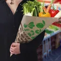 Weiteres Produktbild Spitztüte (PAP) braun 37 x 37 cm `1500g` gefädelt [1000 St.]