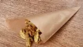 Spitztüte kraft 23 x 23 cm `250g` gefädelt [1000 St.]