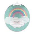 Papierlampion Regenbogen & Wolke O 25 cm [1 Stk.]