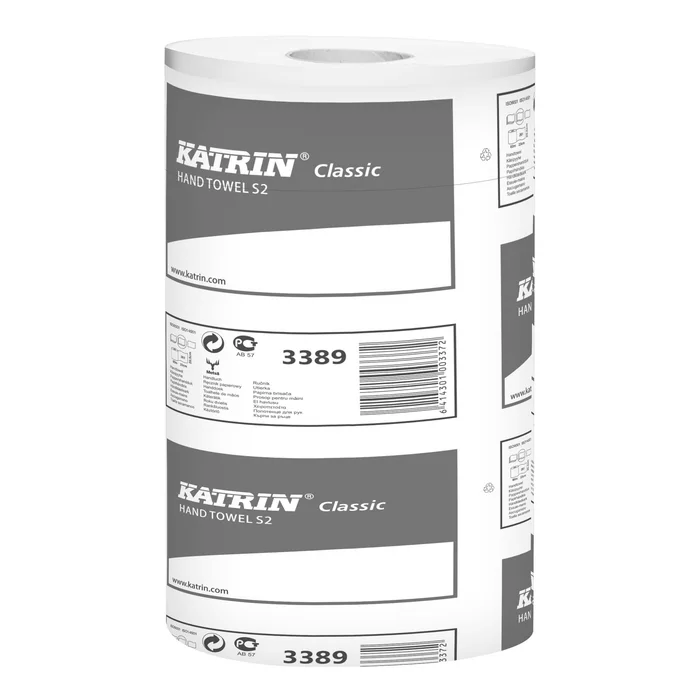Hauptproduktbild Papírový ručník v roli Katrin Classic S2 2-vrstvý 20cm x 60m (průměr 14 cm) [1 ks]