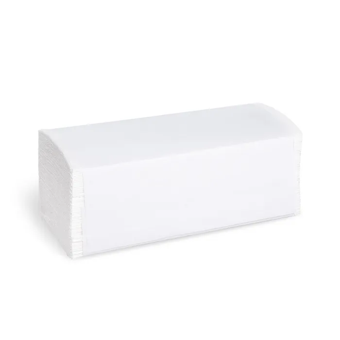 Hauptproduktbild Papírový ručník ZZ skládaný V 2vrstvý bílý 24 x 21 cm [3000 ks]