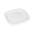 Pappteller quadratisch weiß 24 x 24 cm [100 St.]